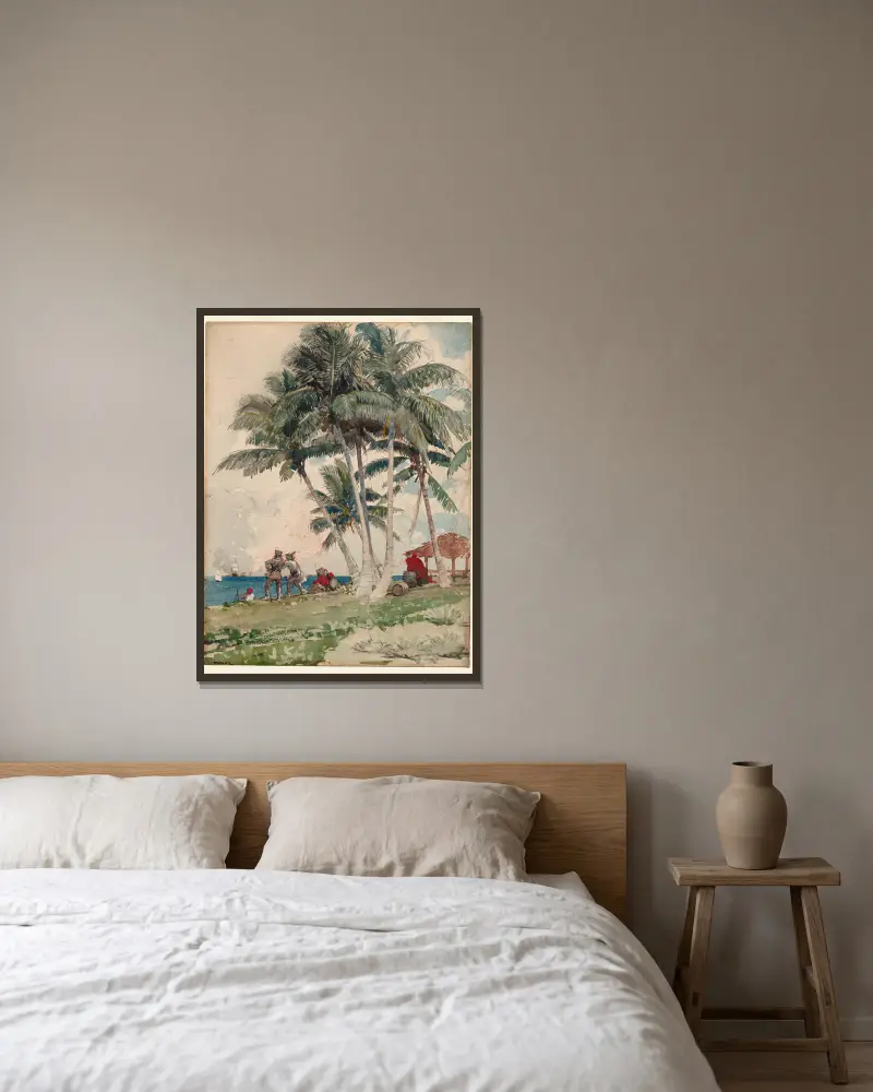 Fribytarna, Winslow Homer v rámu na stěně