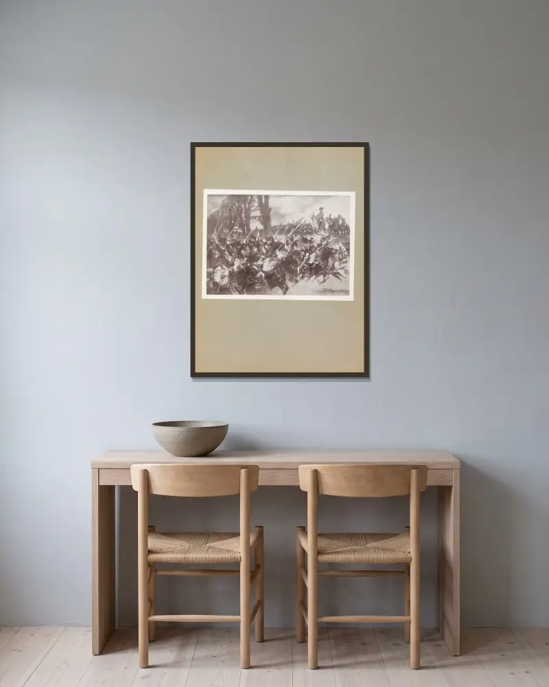 Wojciech Kossak Pl.17 von Wojciech Kossak gerahmt an einer Wand