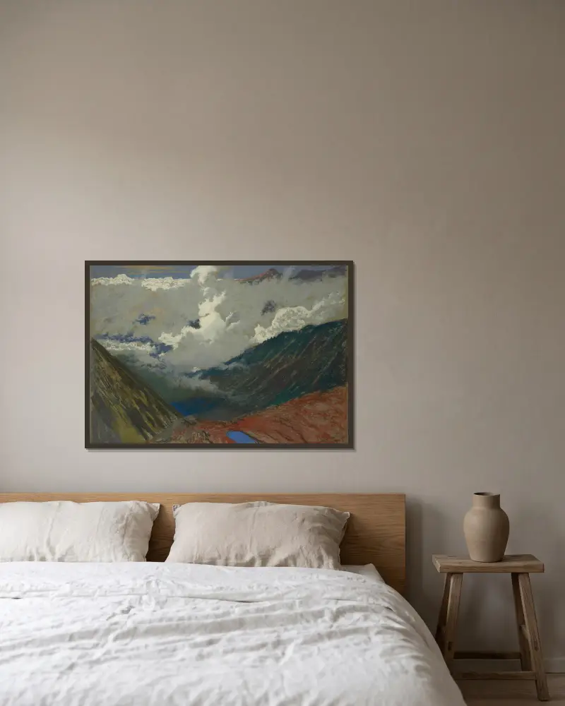 Am Tor von Chałubiński von Leon Wyczółkowski gerahmt an einer Wand
