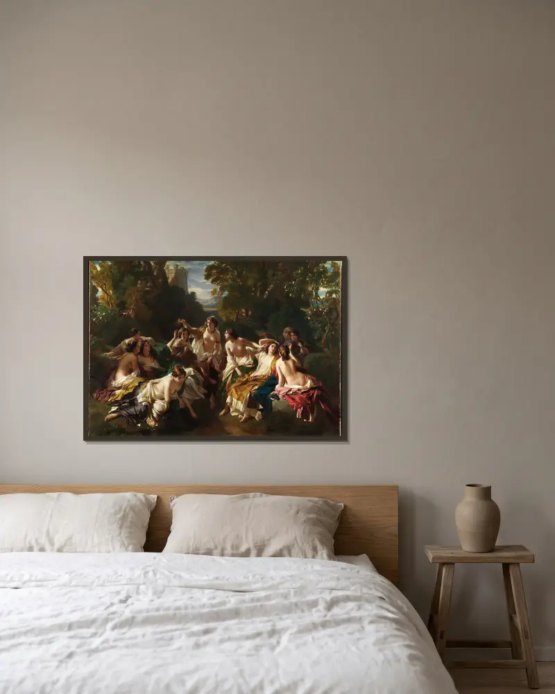Florinda, Franz Xaver Winterhalter w ramie na ścianie