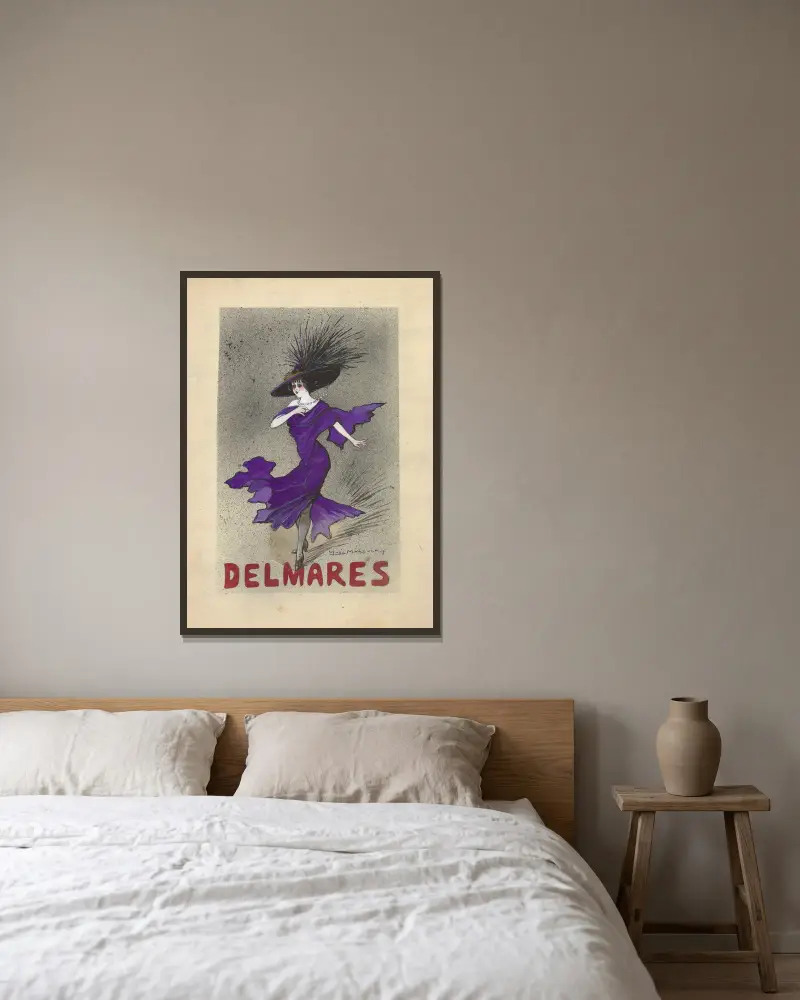 Georgette Delmarès, Yves Marevéry v rámu na stěně