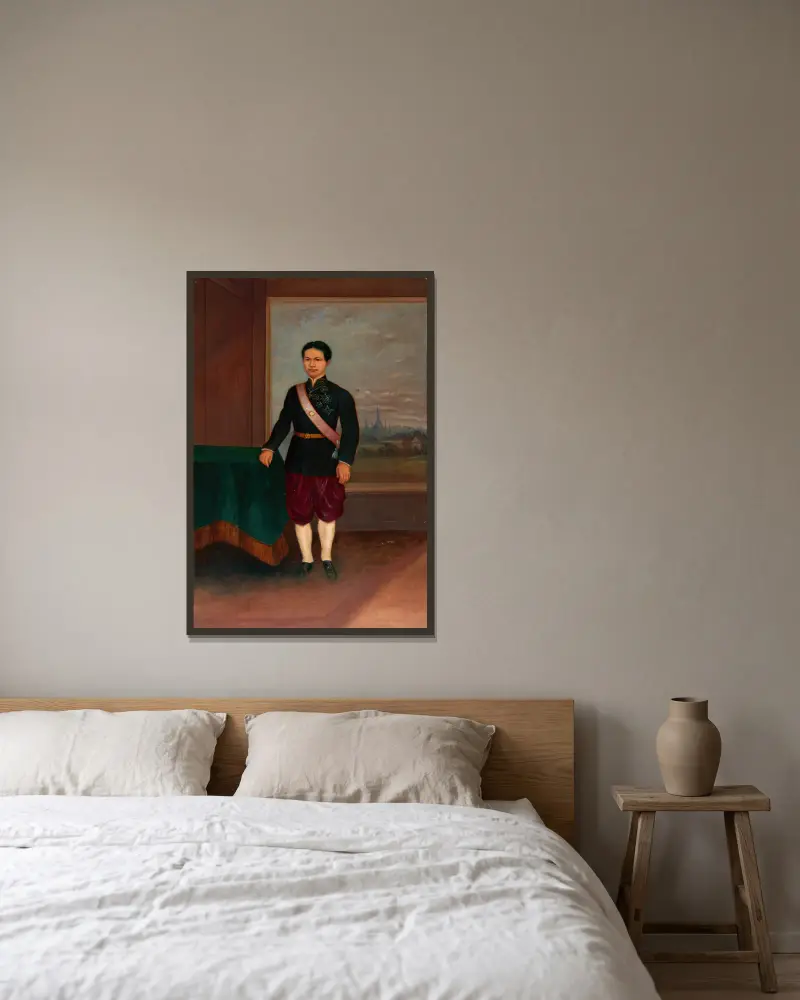 Siamský muž, Antonio Zeno Shindler v rámu na stěně
