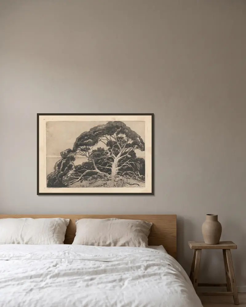 Kiefer von Zofia Stankiewicz gerahmt an einer Wand