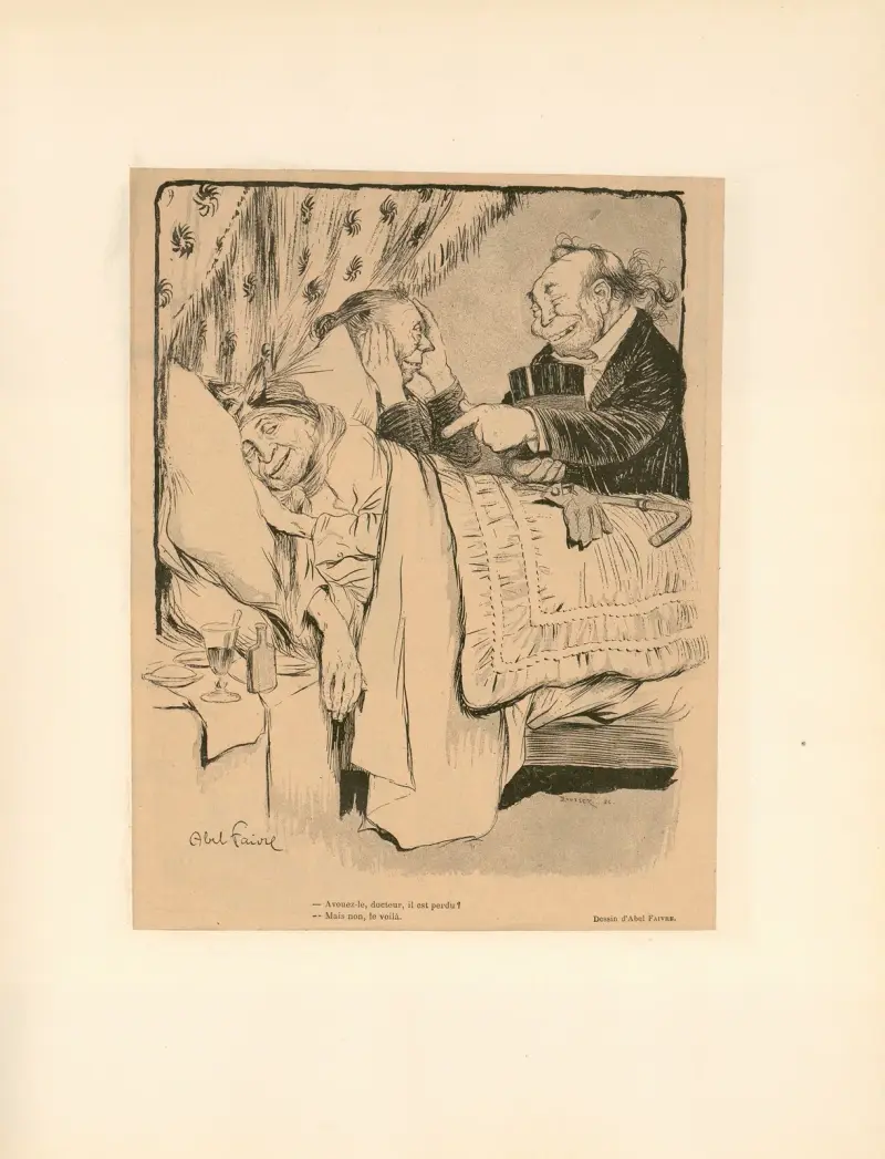 Gestehen Sie es, Doktor, er ist verloren von Abel Faivre