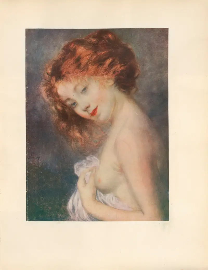 Portrait de jeune fille av Abel Faivre