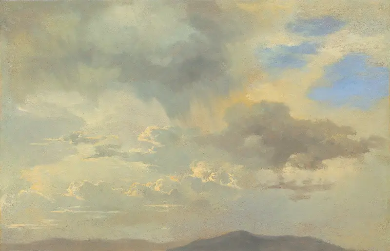 Wolkenstudie, 1840 – nr 3 av Adalbert Stifter