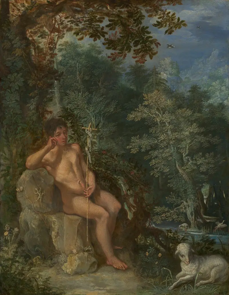 Johannes Döparen i vildmarken av Adam Elsheimer