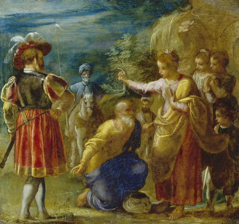 Die Befragung des Juden von Adam Elsheimer