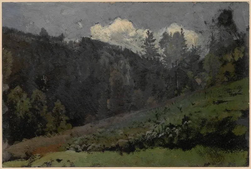 Mountain slope av Adolf Dressler