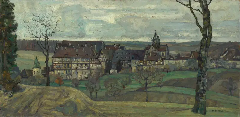 Kloster Bebenhausen bei Tübingen von Adolf Hölzel