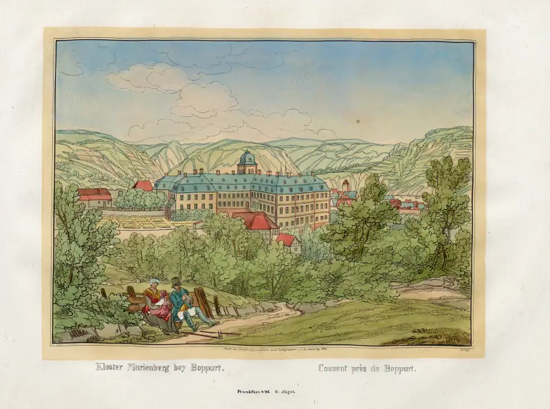Kloster bei Boppard von Johann Adolf Lasinsky