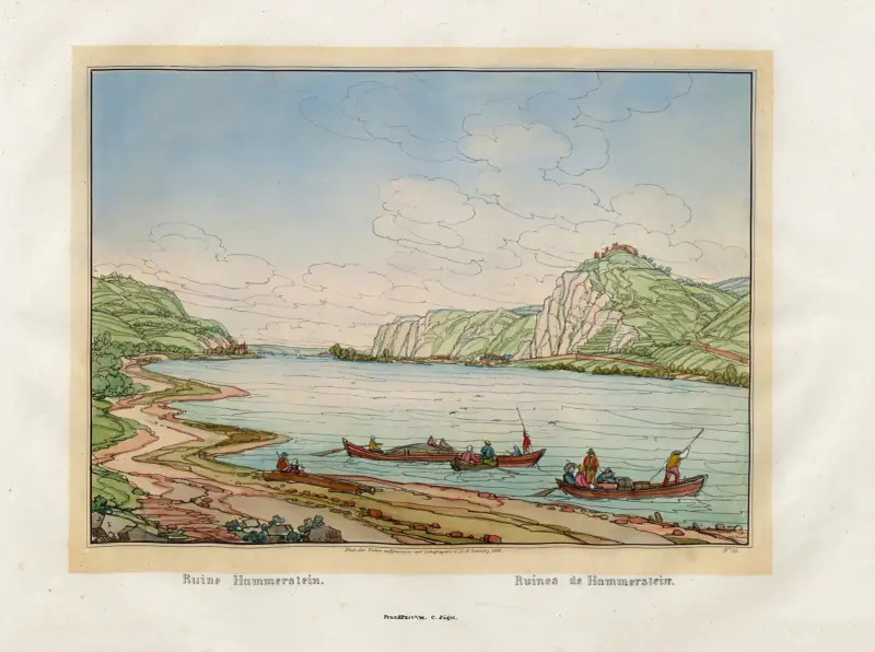 Ruiny w Hammerstein, Johann Adolf Lasinsky