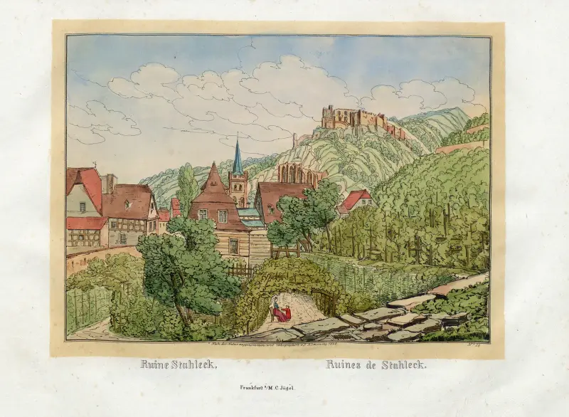 Ruinen von Stahleck von Johann Adolf Lasinsky