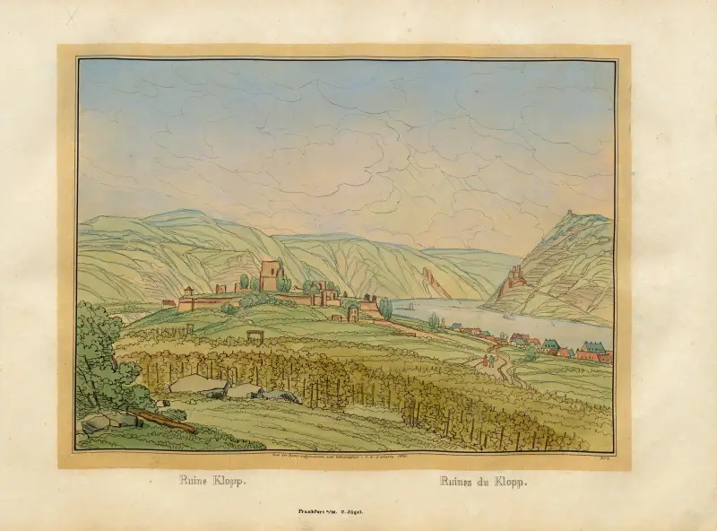 Ruines du Klopp av Johann Adolf Lasinsky