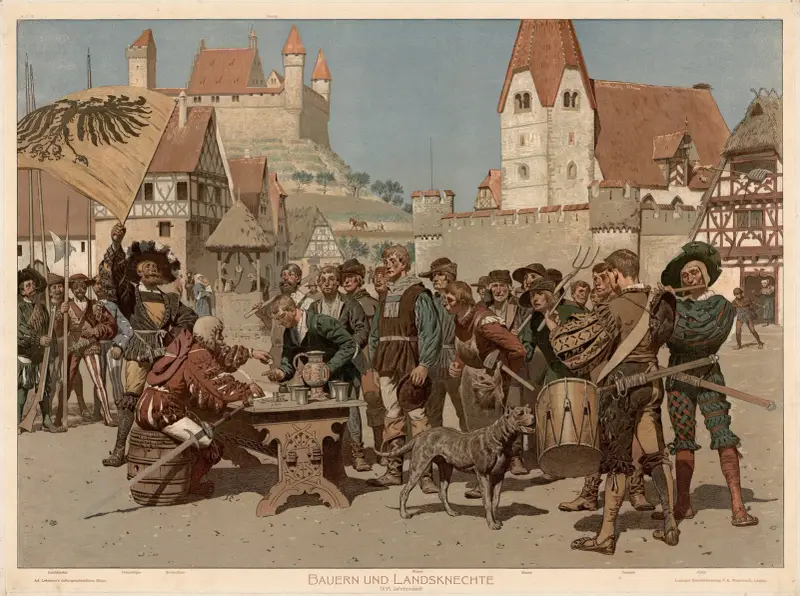Sedláci a lancknechti (XVI. století), Adolf Lehmann