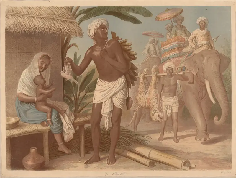 Hindu family av Adolf Lehmann