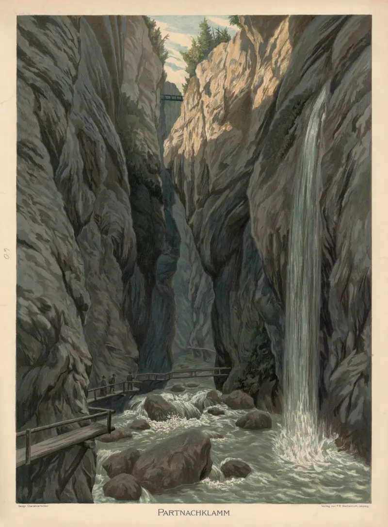 Partnachklamm, Adolf Lehmann