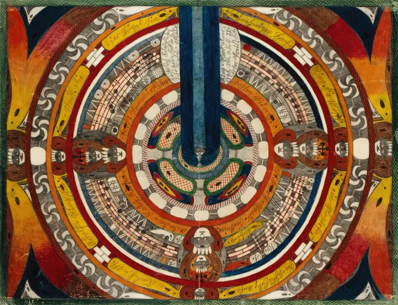 Keiserlich Königliches Schützen=Fest in Ada Kalch,=Skt. Adolf=Ring=Nord av Adolf Wölfli