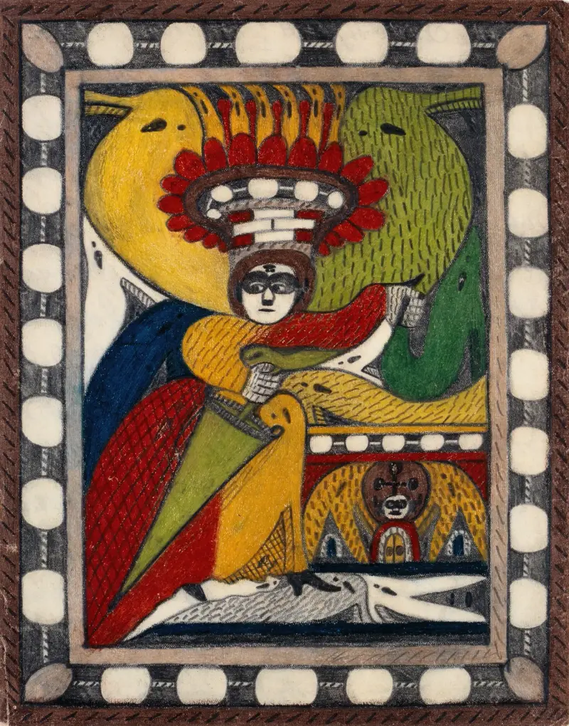 S:t Adolfs tron, Alprosali av Adolf Wölfli