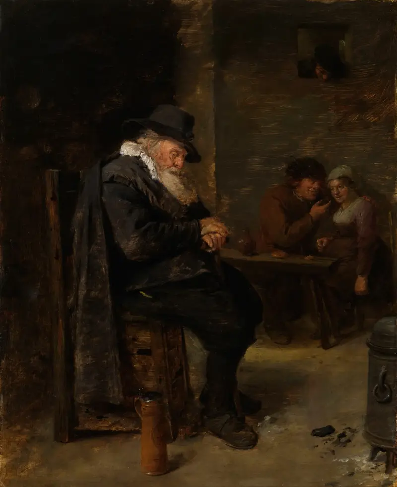 Gammal man på krogen av Adriaen Brouwer