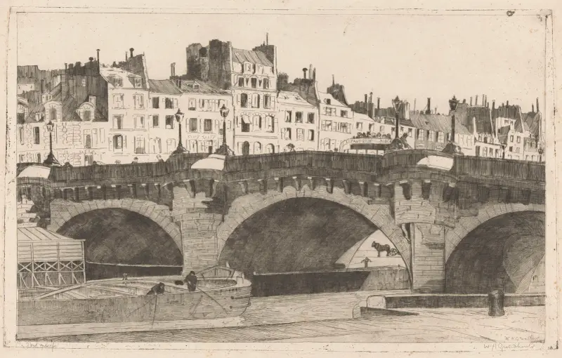 Pont Neuf av Willem Adrianus Grondhout