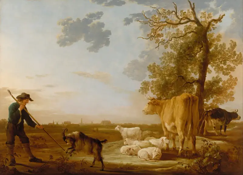 Krajobraz bydłem, Aelbert Cuyp