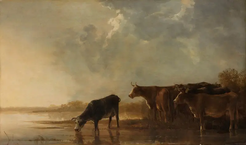 Flusslandschaft mit Kühen von Aelbert Cuyp
