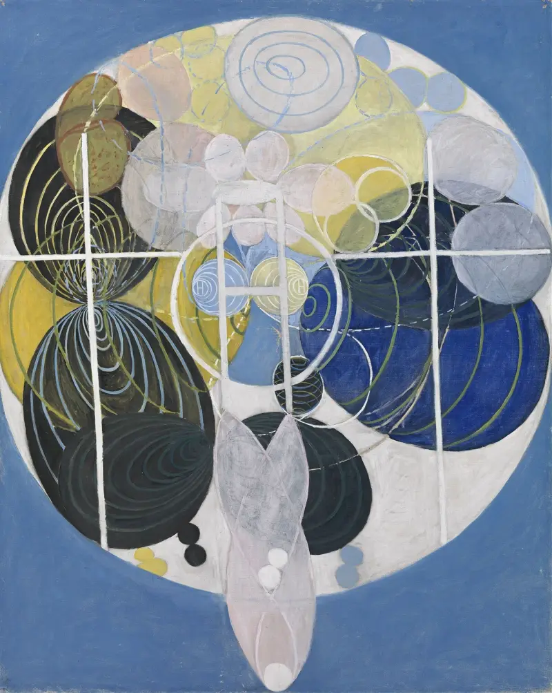 Die großen Figurenbilder Nr. 5, Gruppe 3 von Hilma af Klint
