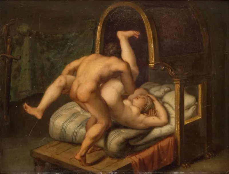 Akt z mężczyzną i kobietą, 1572 – Nr. 2, Agostino Carracci