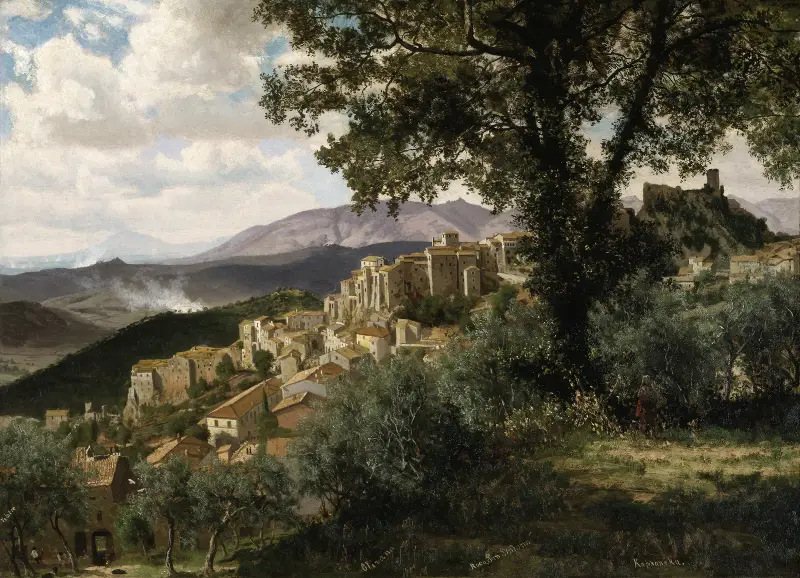 Olevano av Albert Bierstadt