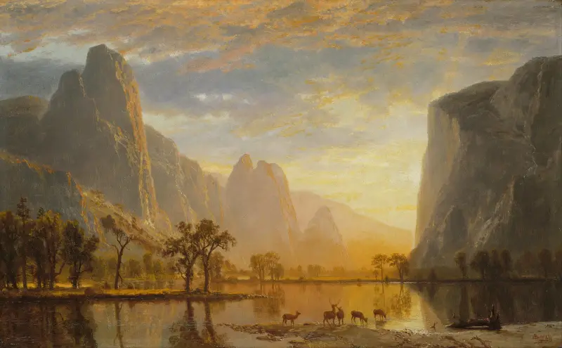 Yosemitedalen av Albert Bierstadt