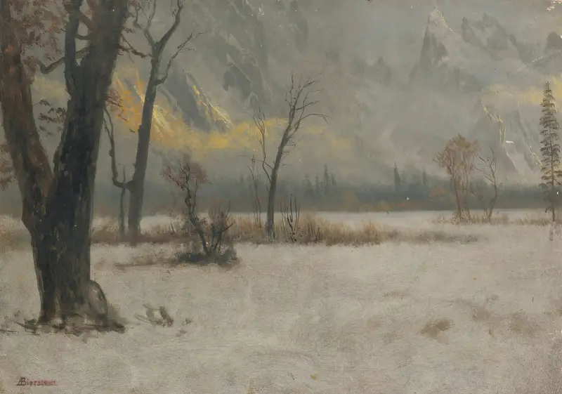 Winterlandschaft von Albert Bierstadt