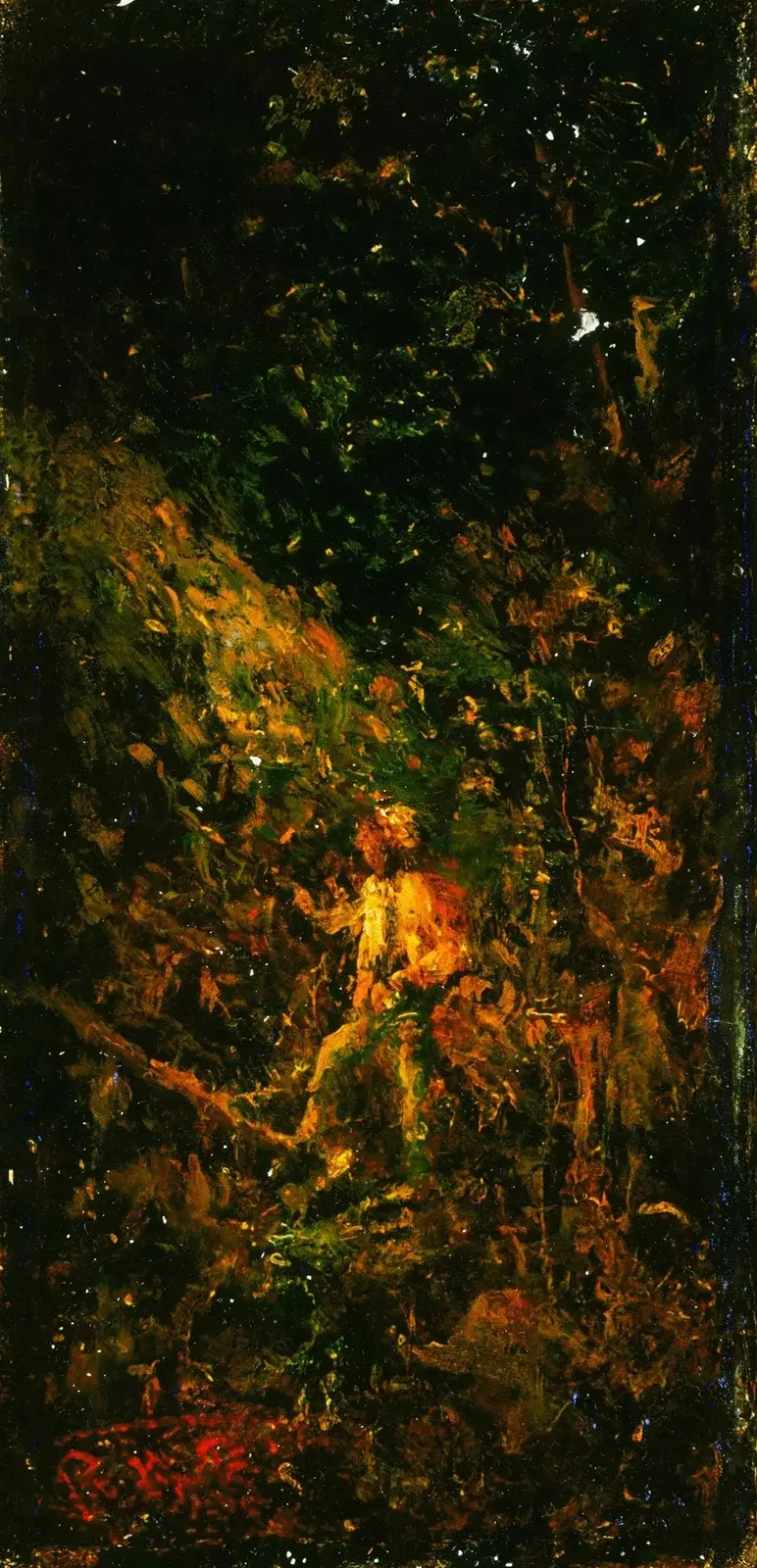Figur in einer Landschaft von Ralph Albert Blakelock