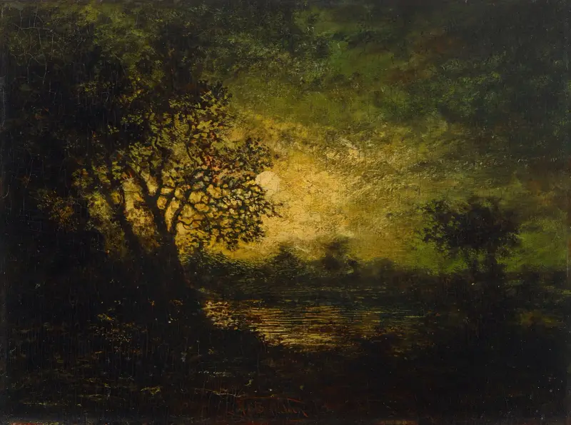 Moonlight, 1883 av Ralph Albert Blakelock