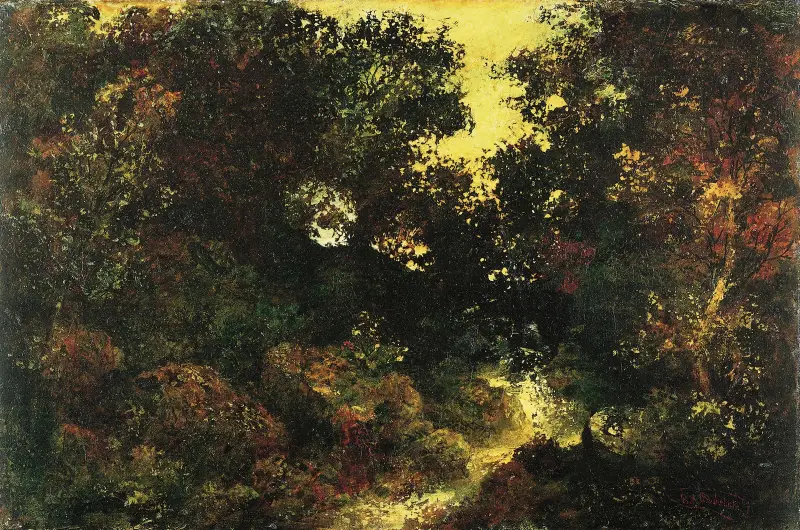 Waldbach von Ralph Albert Blakelock