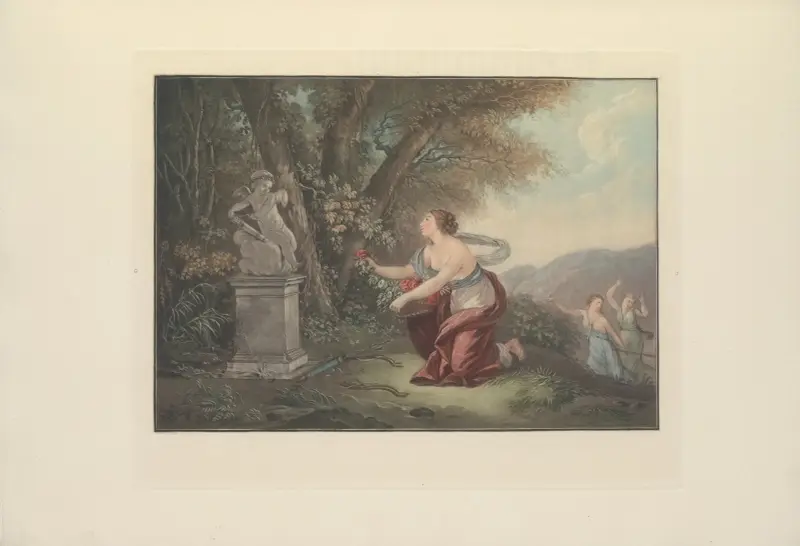 Offrande à l’Amour (F. Janinet after J. J. Lagrenée) av Albert Christophle