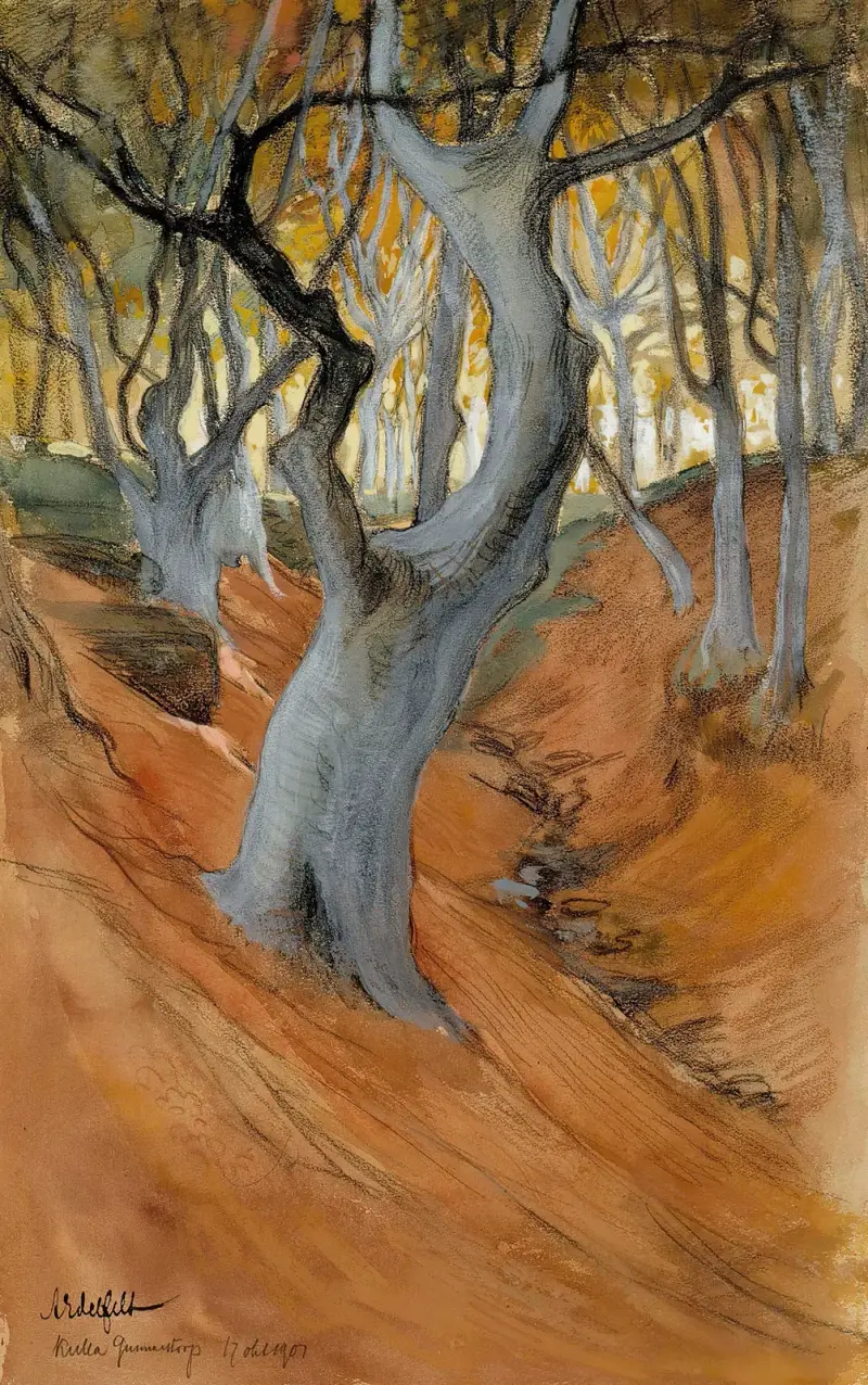 Beech Forest, Albert Edelfelt