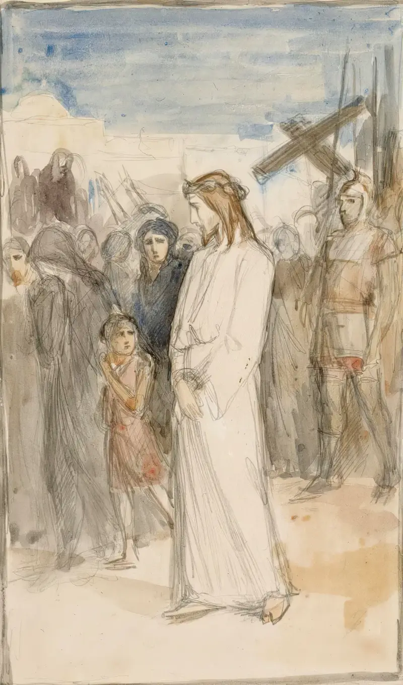 Christ Is Taken To Calvary, Albert Edelfelt