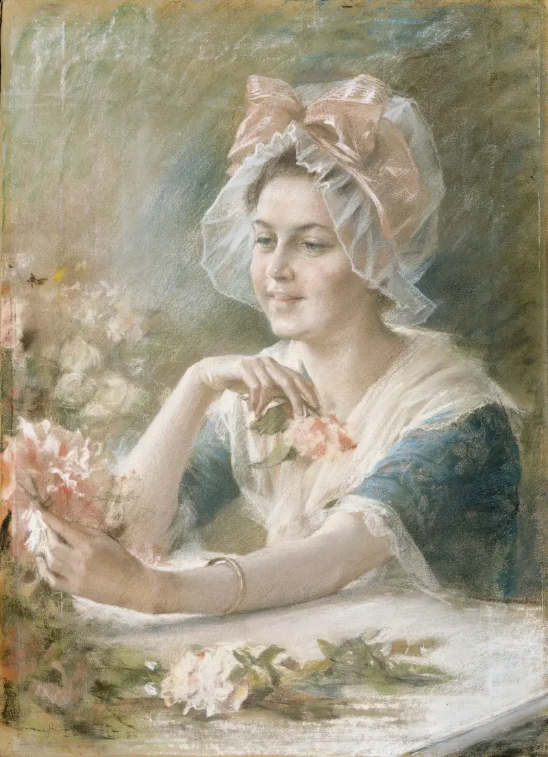 Flower Girl, Albert Edelfelt
