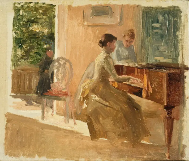 In the Drawing-room at Haiko, Albert Edelfelt