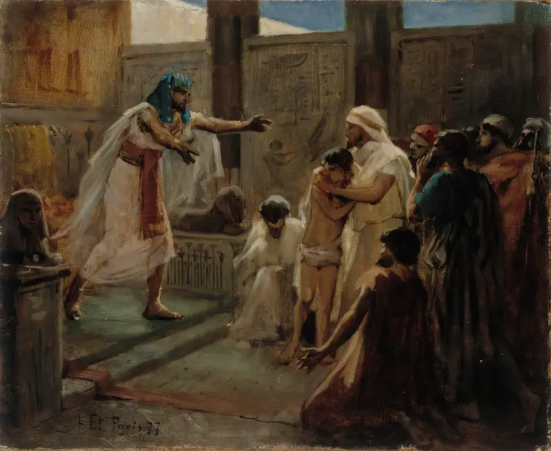 Joseph And His Brother, Albert Edelfelt