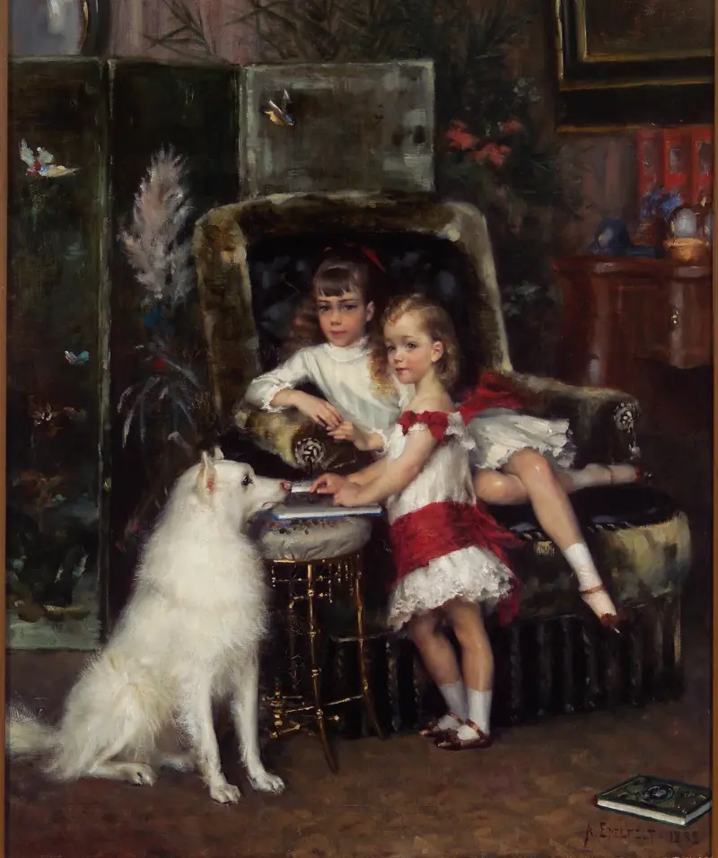 Michael and Xenia, Children of the Emperor Alexander III, Albert Edelfelt