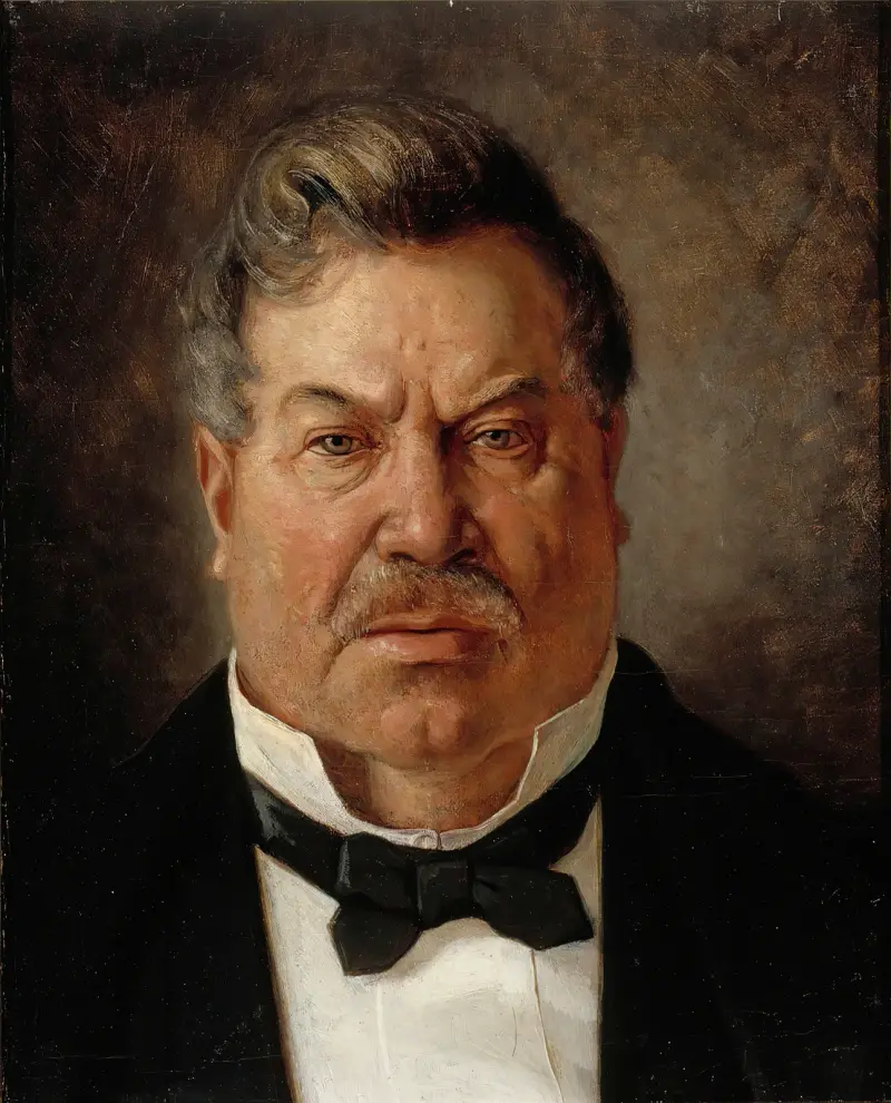 Portrait of August Streng, Albert Edelfelt