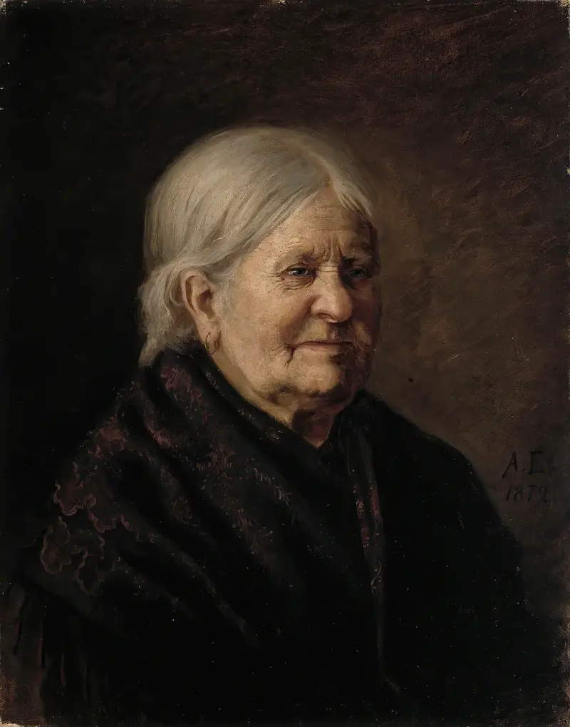 Portrait of Fredrika Snygg (Tajta), Albert Edelfelt