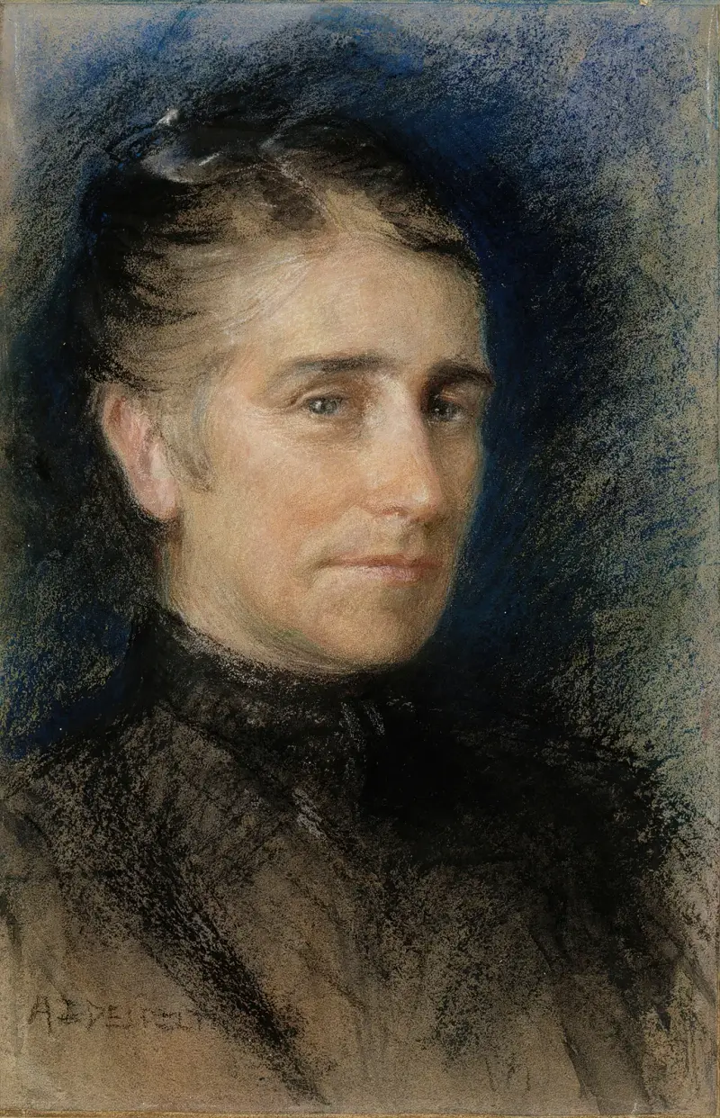 Portrait of Mrs. Emilie Krohn, Albert Edelfelt