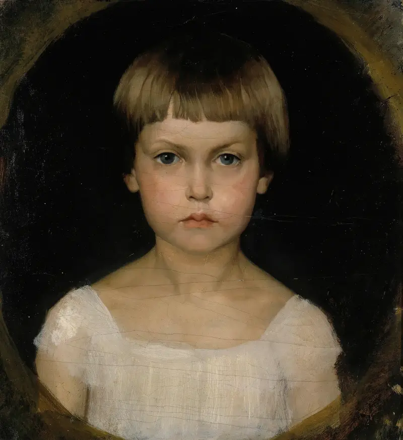 Porträtt av konstnärens syster Berta Edelfelt, 1876 av Albert Edelfelt