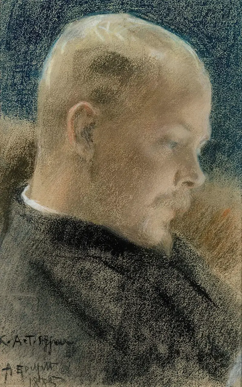 Portrait of the Author Karl A. Tavaststjerna, Albert Edelfelt