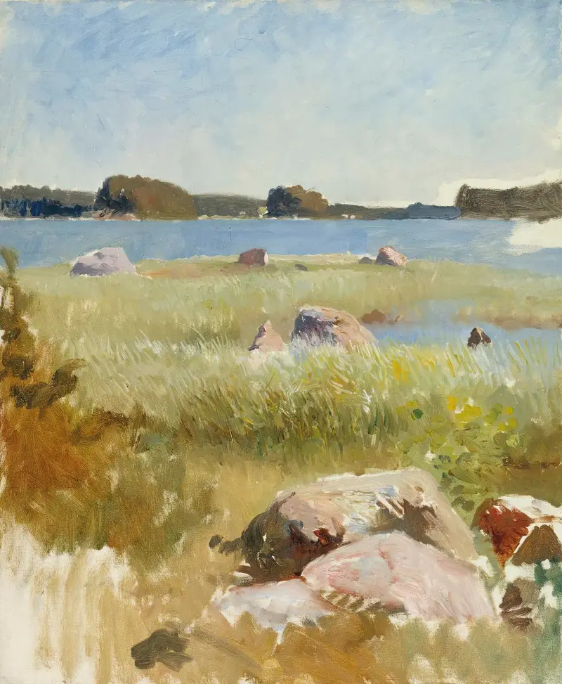 Saaristomaisema ; keskeneräinen, Albert Edelfelt