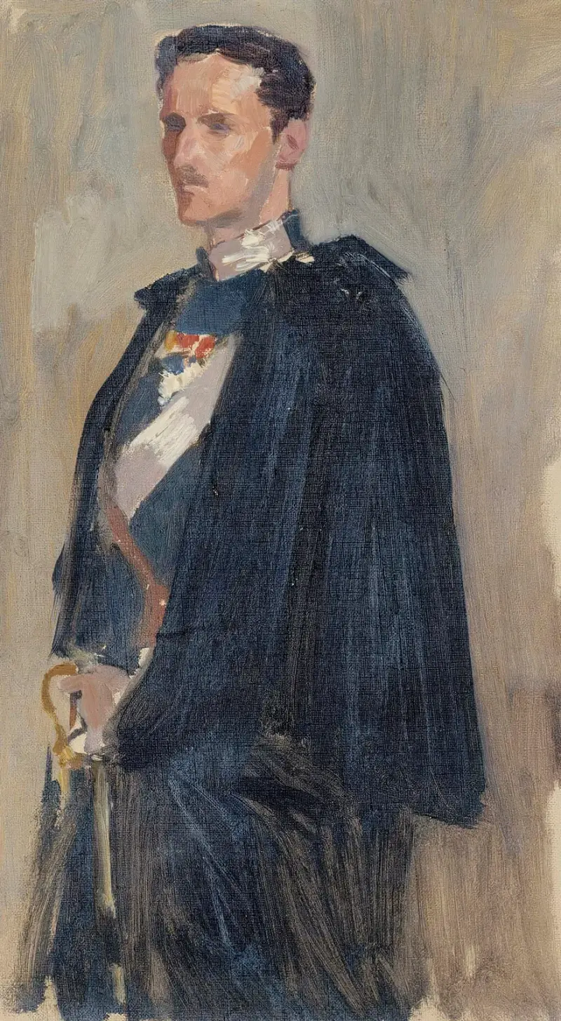 Skecth for the Portrait of Prince Carl, Albert Edelfelt