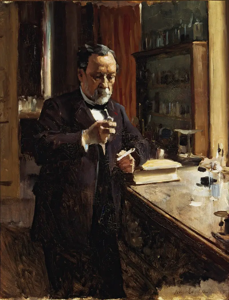 Study for the Portrait of Louis Pasteur, Albert Edelfelt